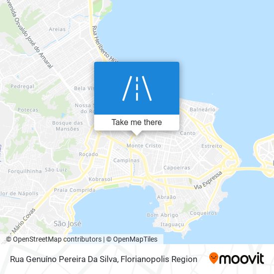 Mapa Rua Genuíno Pereira Da Silva