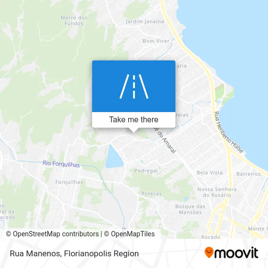 Rua Manenos map