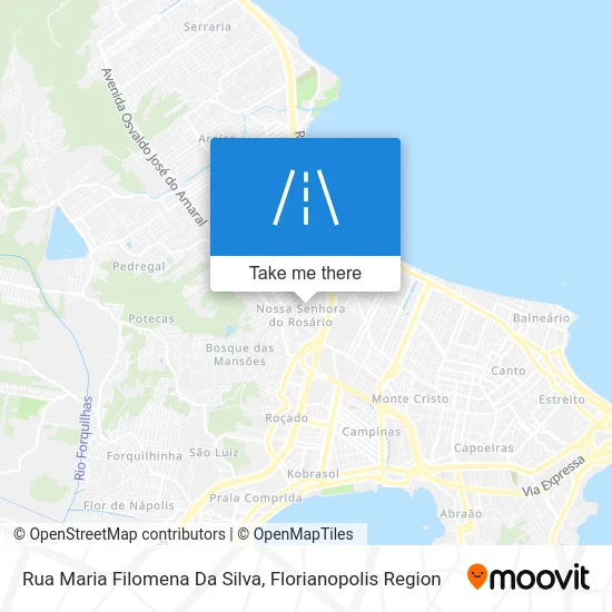 Rua Maria Filomena Da Silva map