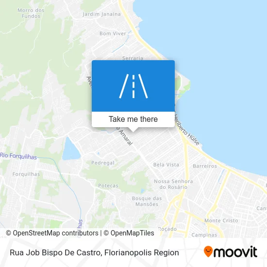 Rua Job Bispo De Castro map
