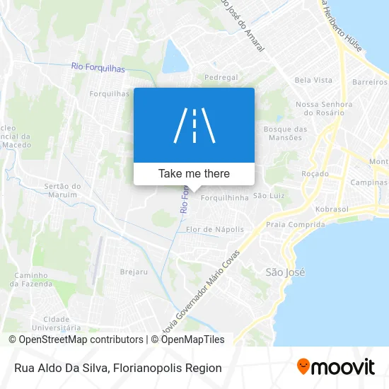 Rua Aldo Da Silva map