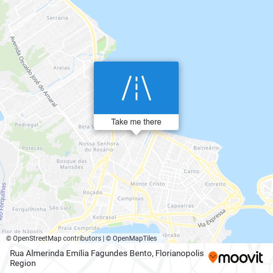 Rua Almerinda Emília Fagundes Bento map