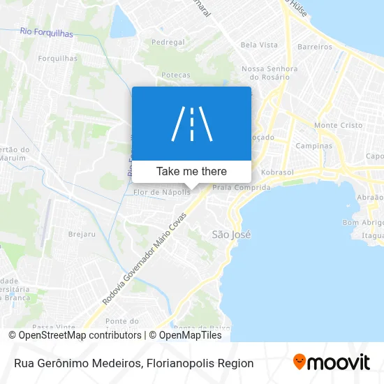 Rua Gerônimo Medeiros map