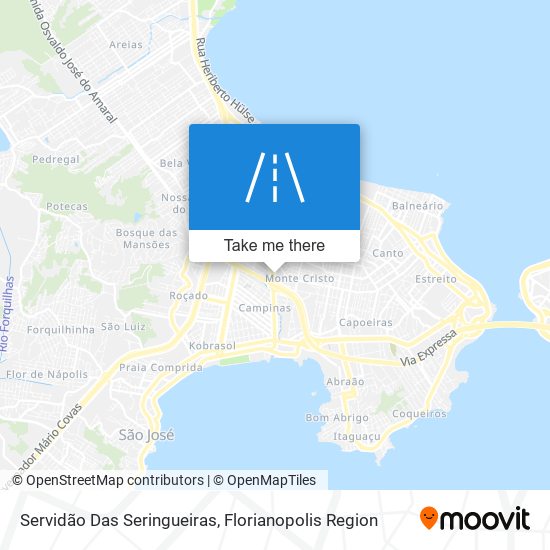 Servidão Das Seringueiras map