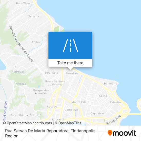 Rua Servas De Maria Reparadora map