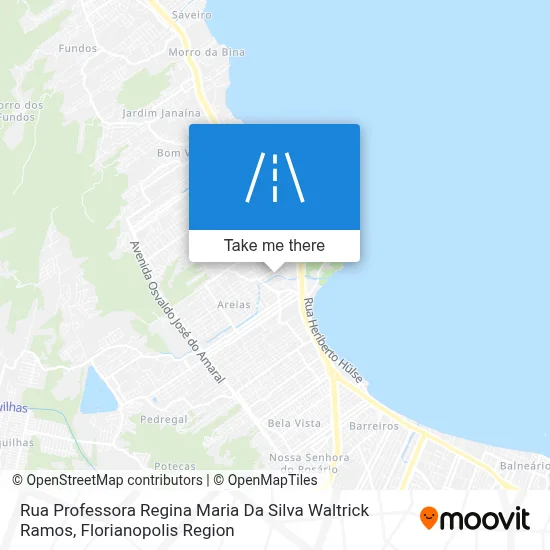 Rua Professora Regina Maria Da Silva Waltrick Ramos map
