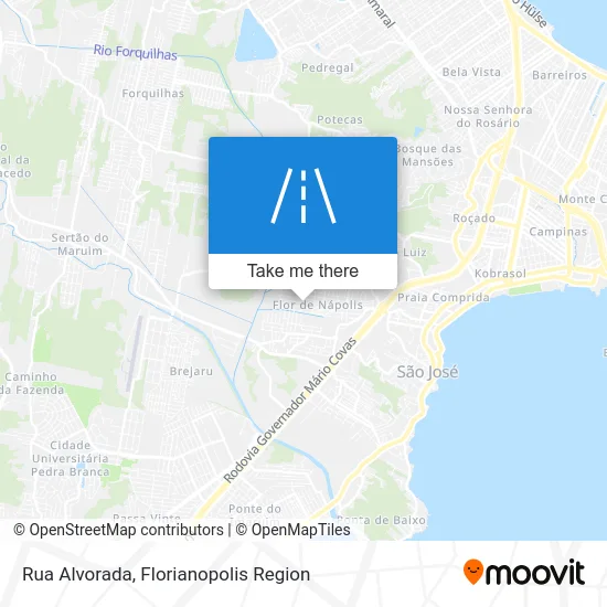 Rua Alvorada map