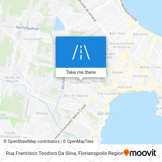Rua Francisco Teodoro Da Silva map