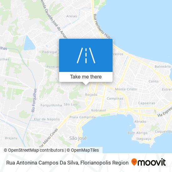 Mapa Rua Antonina Campos Da Silva