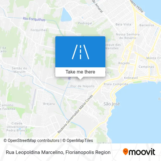 Rua Leopoldina Marcelino map