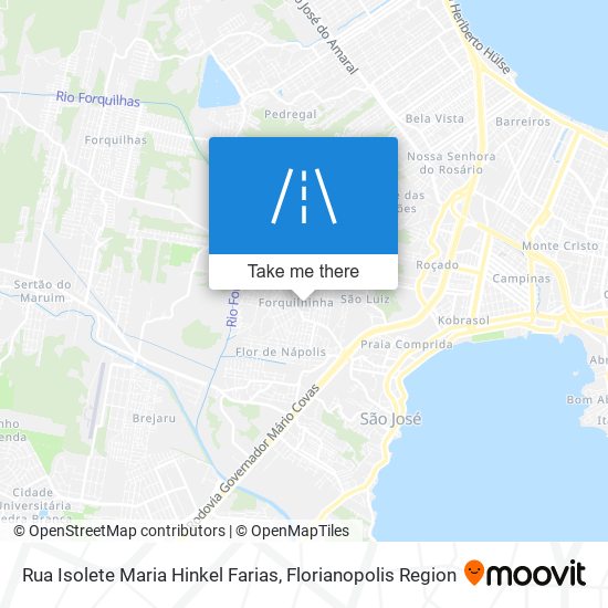 Rua Isolete Maria Hinkel Farias map