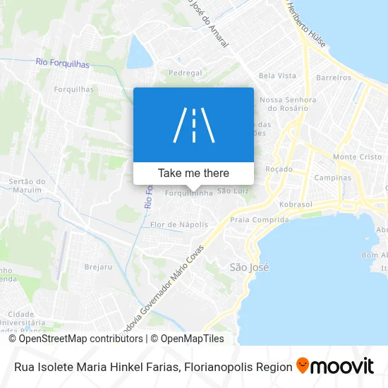 Rua Isolete Maria Hinkel Farias map