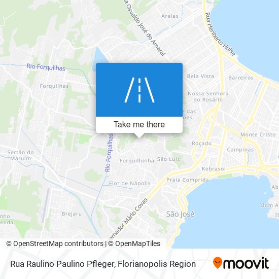 Rua Raulino Paulino Pfleger map