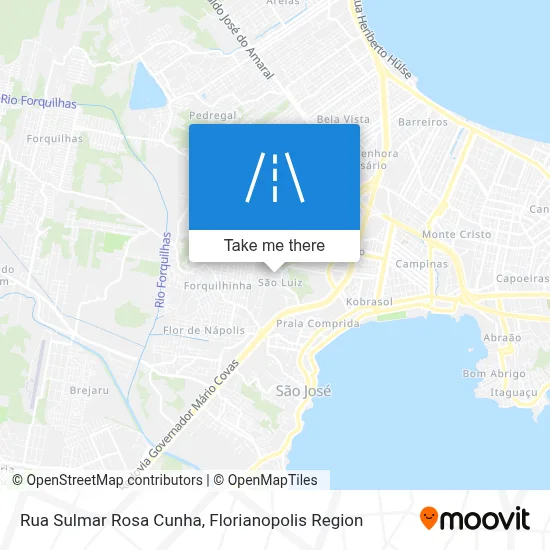 Rua Sulmar Rosa Cunha map