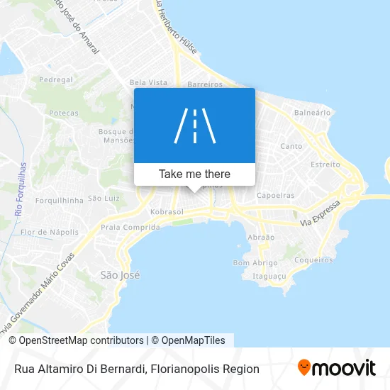 Rua Altamiro Di Bernardi map