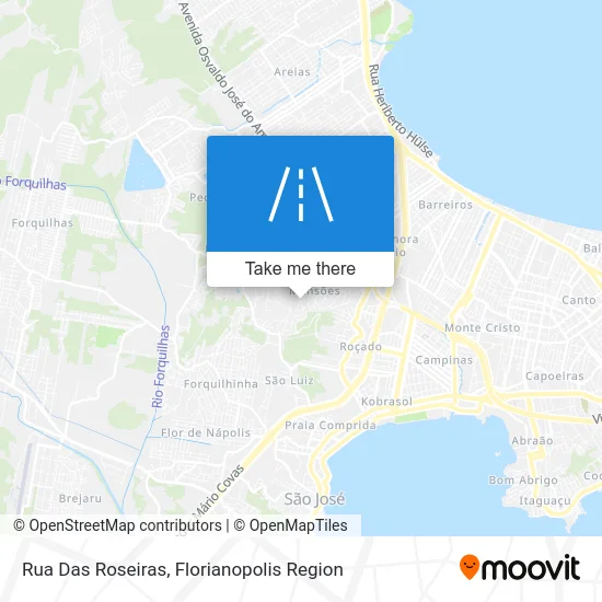 Rua Das Roseiras map