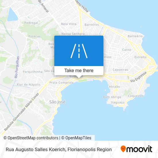 Rua Augusto Salles Koerich map