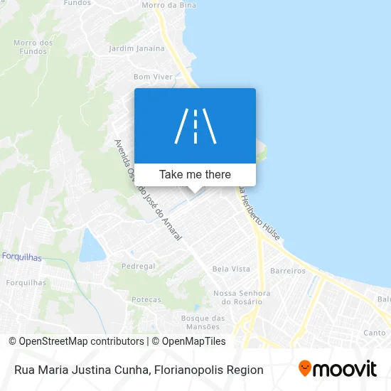 Rua Maria Justina Cunha map