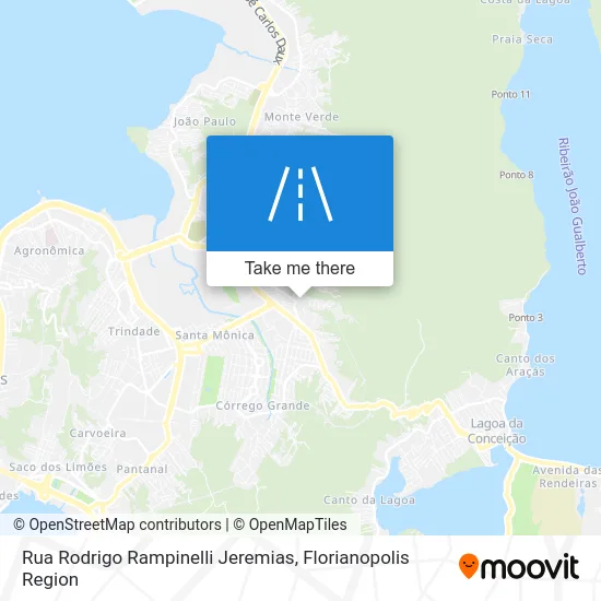 Rua Rodrigo Rampinelli Jeremias map