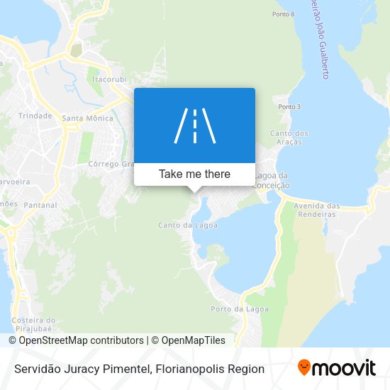 Servidão Juracy Pimentel map