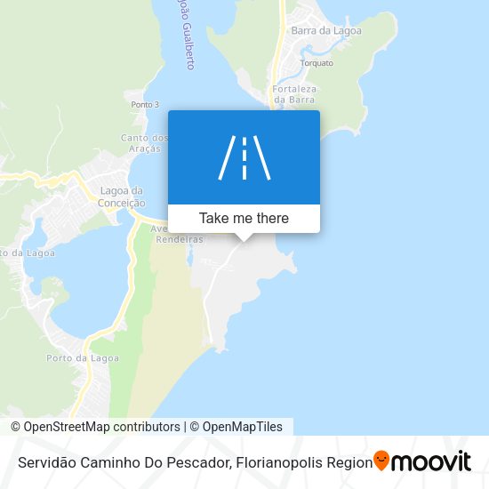 Servidão Caminho Do Pescador map