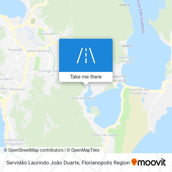 Servidão Laurindo João Duarte map