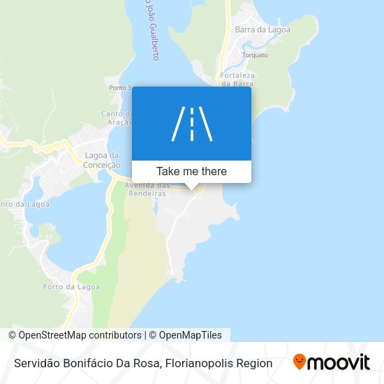 Servidão Bonifácio Da Rosa map