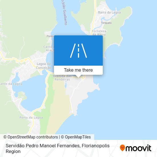 Servidão Pedro Manoel Fernandes map