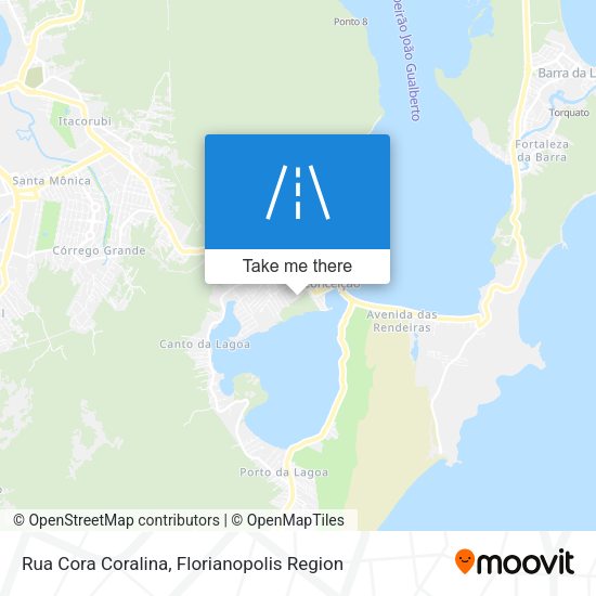 Rua Cora Coralina map