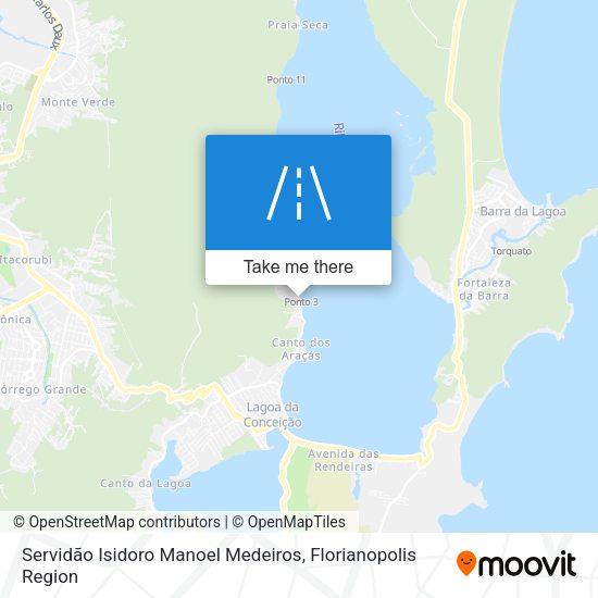 Servidão Isidoro Manoel Medeiros map