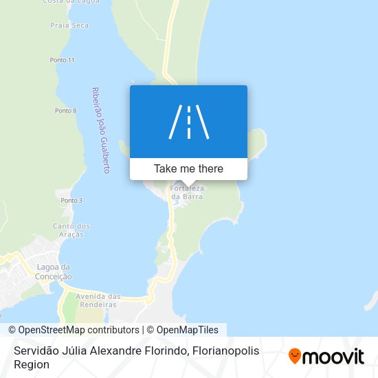 Servidão Júlia Alexandre Florindo map