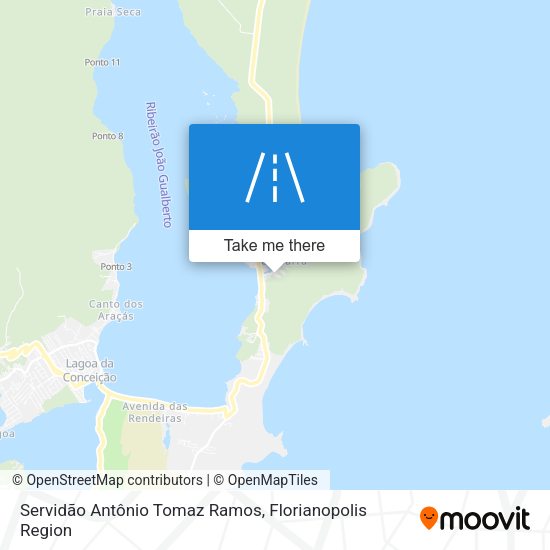 Servidão Antônio Tomaz Ramos map