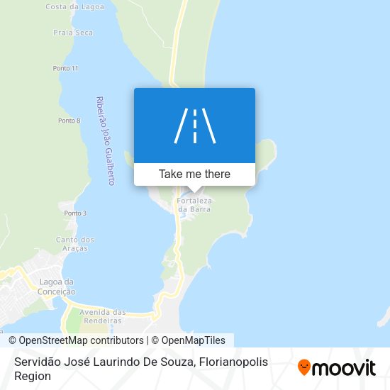 Servidão José Laurindo De Souza map