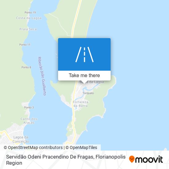 Servidão Odeni Pracendino De Fragas map