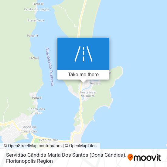 Servidão Cândida Maria Dos Santos (Dona Cândida) map