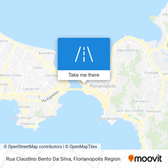 Rua Claudino Bento Da Silva map