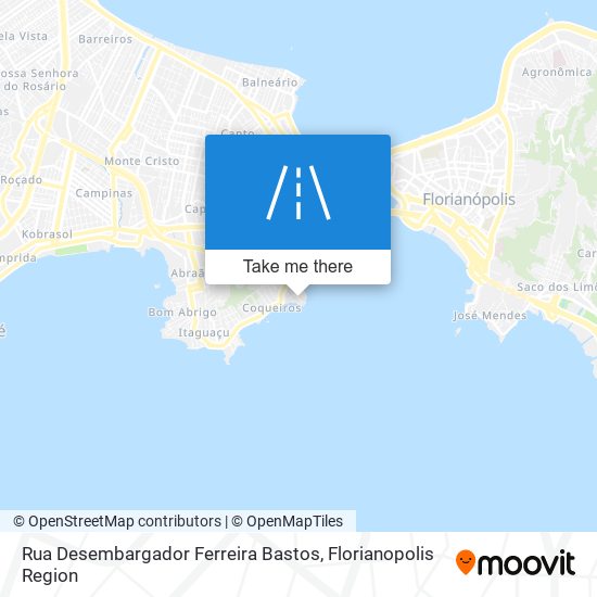 Mapa Rua Desembargador Ferreira Bastos