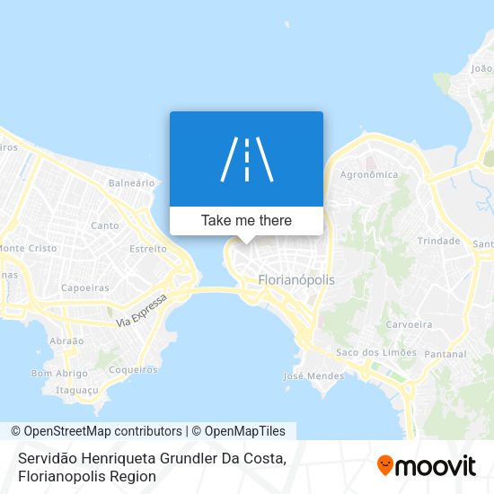 Servidão Henriqueta Grundler Da Costa map