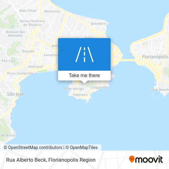 Rua Alberto Beck map