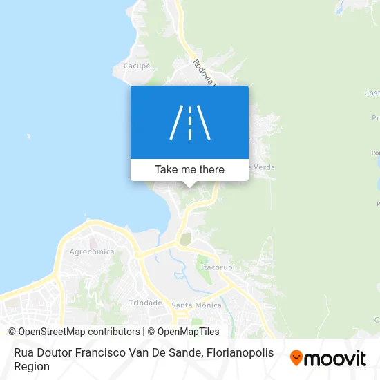 Rua Doutor Francisco Van De Sande map