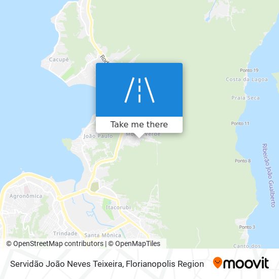 Servidão João Neves Teixeira map