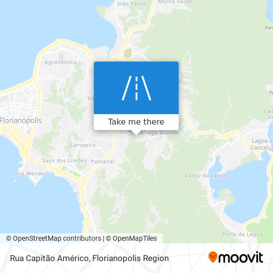 Rua Capitão Américo map