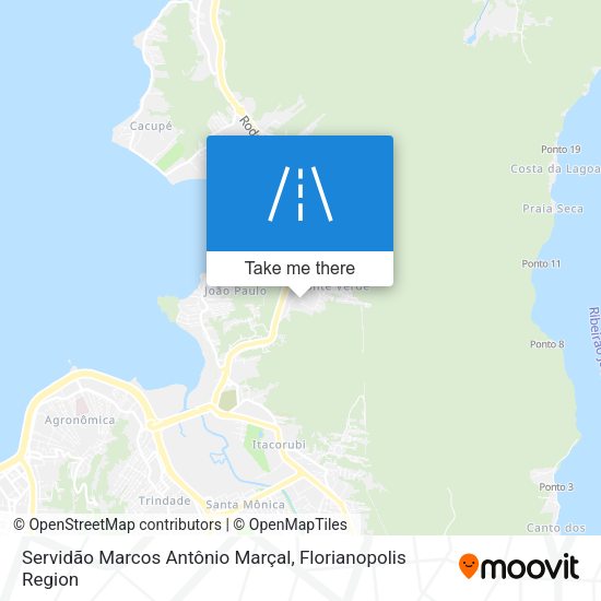 Servidão Marcos Antônio Marçal map