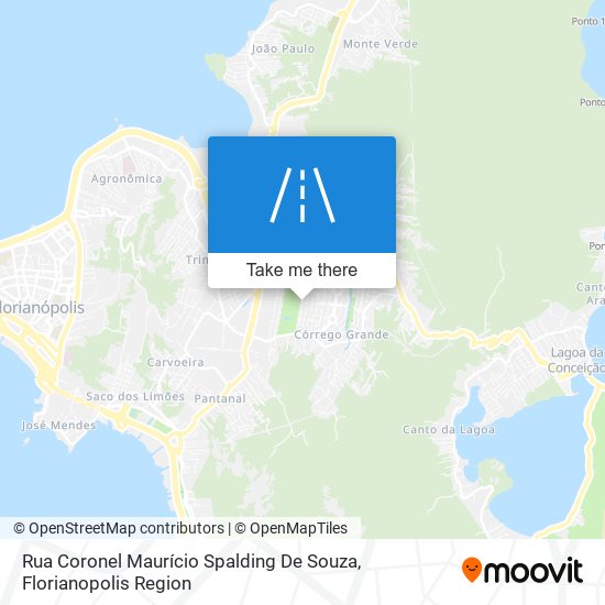 Mapa Rua Coronel Maurício Spalding De Souza