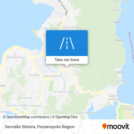 Servidão Silveira map