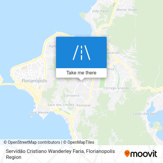 Servidão Cristiano Wanderley Faria map