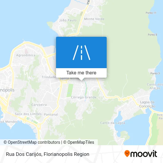 Rua Dos Carijós map