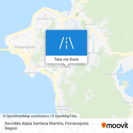 Servidão Alípia Santana Martins map