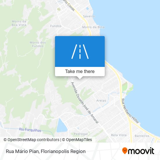 Mapa Rua Mário Pian