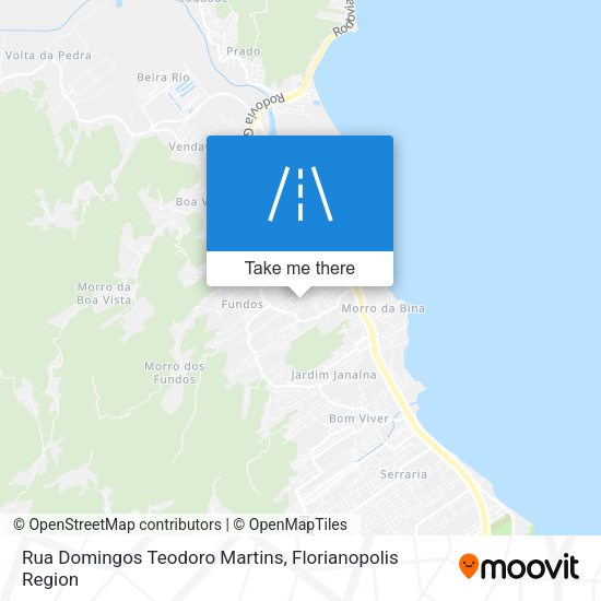 Rua Domingos Teodoro Martins map